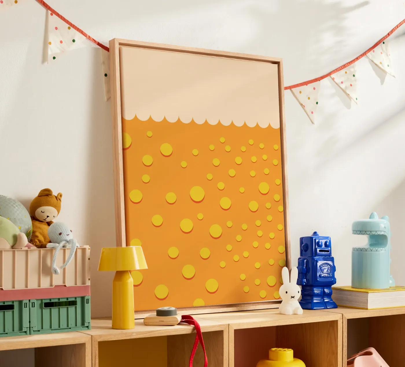 Beer Bubble canvas by galihstudio