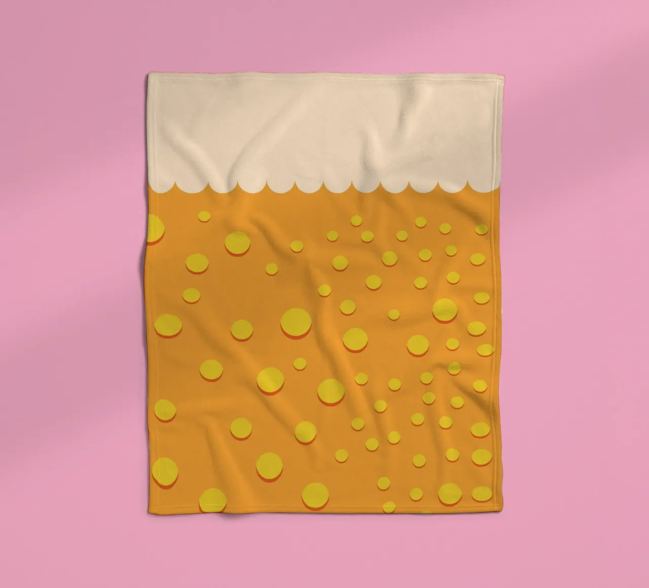 Beer Bubble fleecedeken van galihstudio
