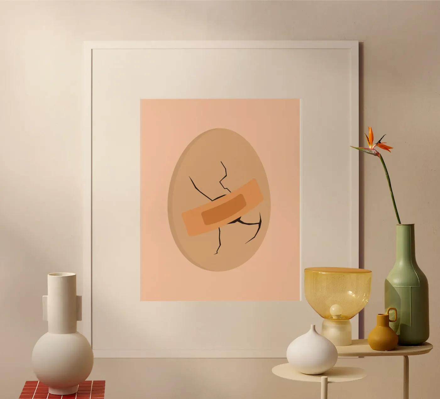 Healing Crack Egg poster da galihstudio