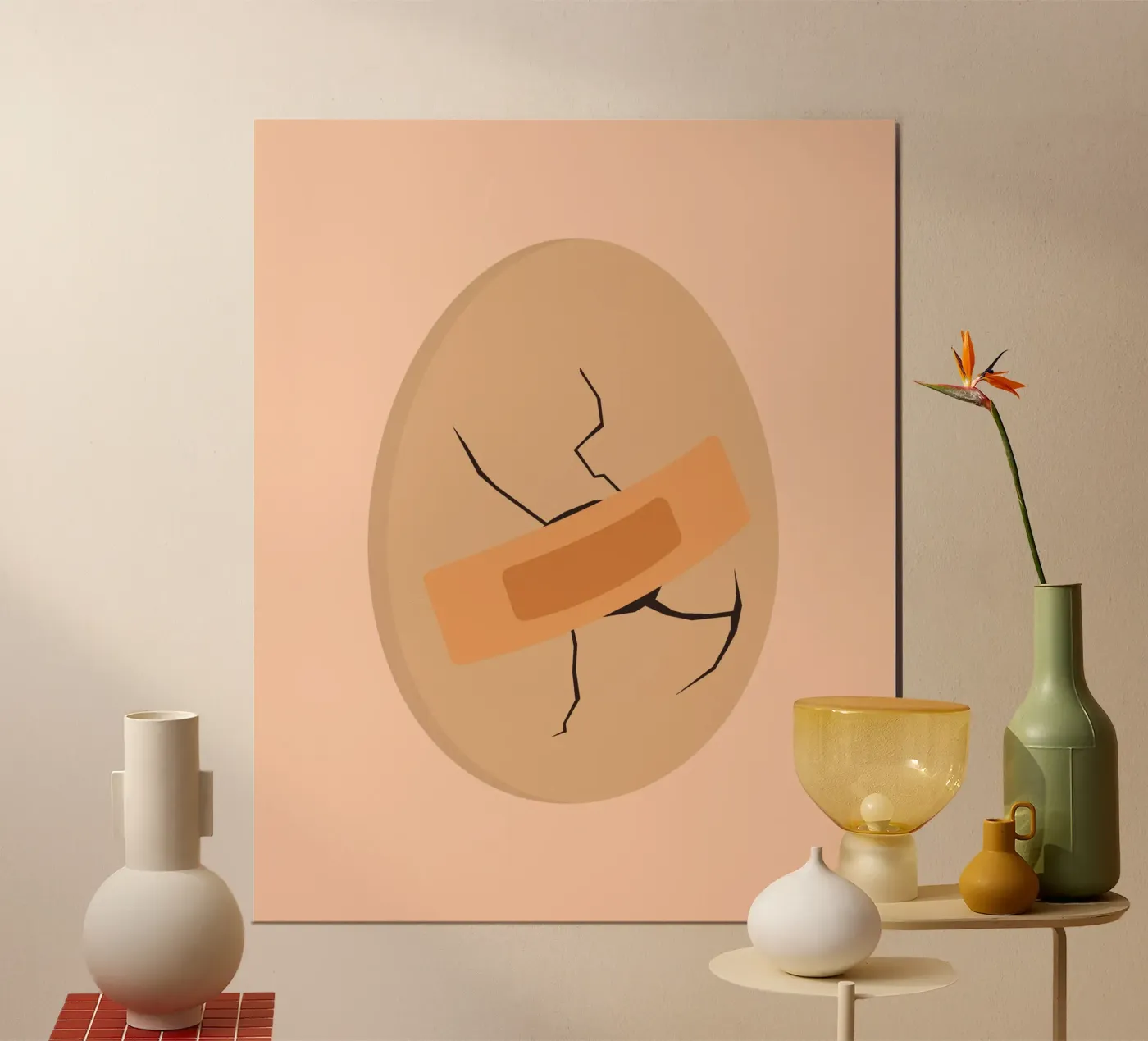 Healing Crack Egg poster da galihstudio