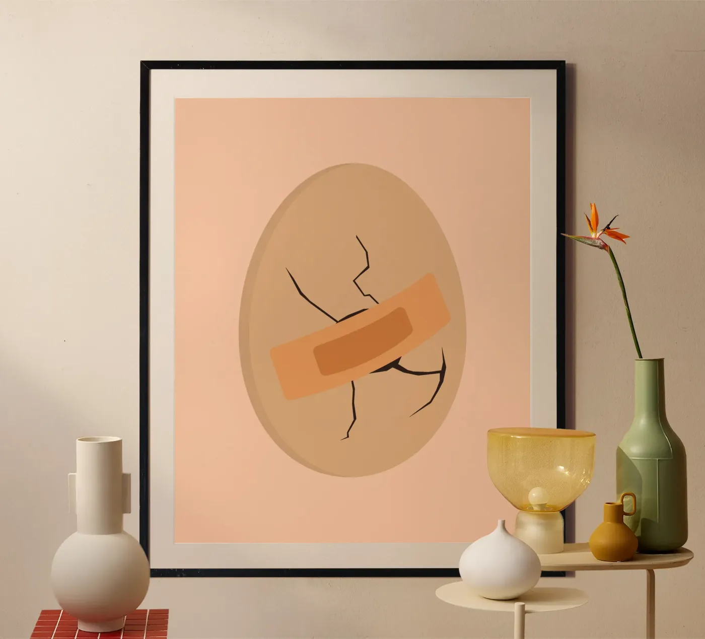 Healing Crack Egg poster da galihstudio