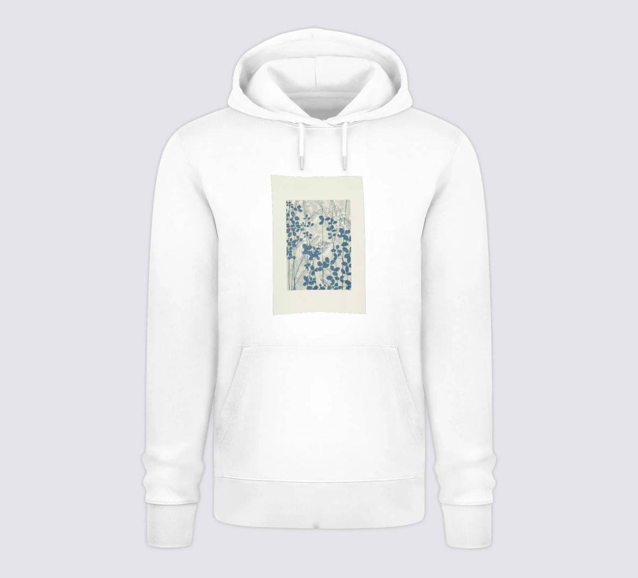 Shin-Bijutsukai - Leaves And Ferns felpa con cappuccio da Vintage by JUNIQE
