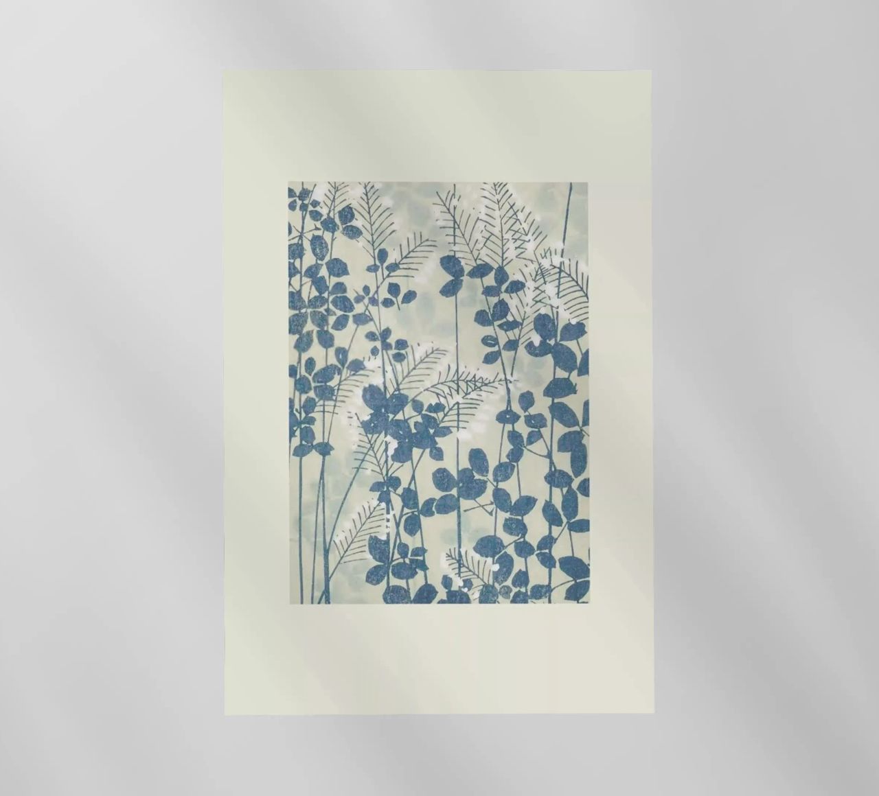 Shin-Bijutsukai - Leaves And Ferns pellicola backlit da Vintage by JUNIQE
