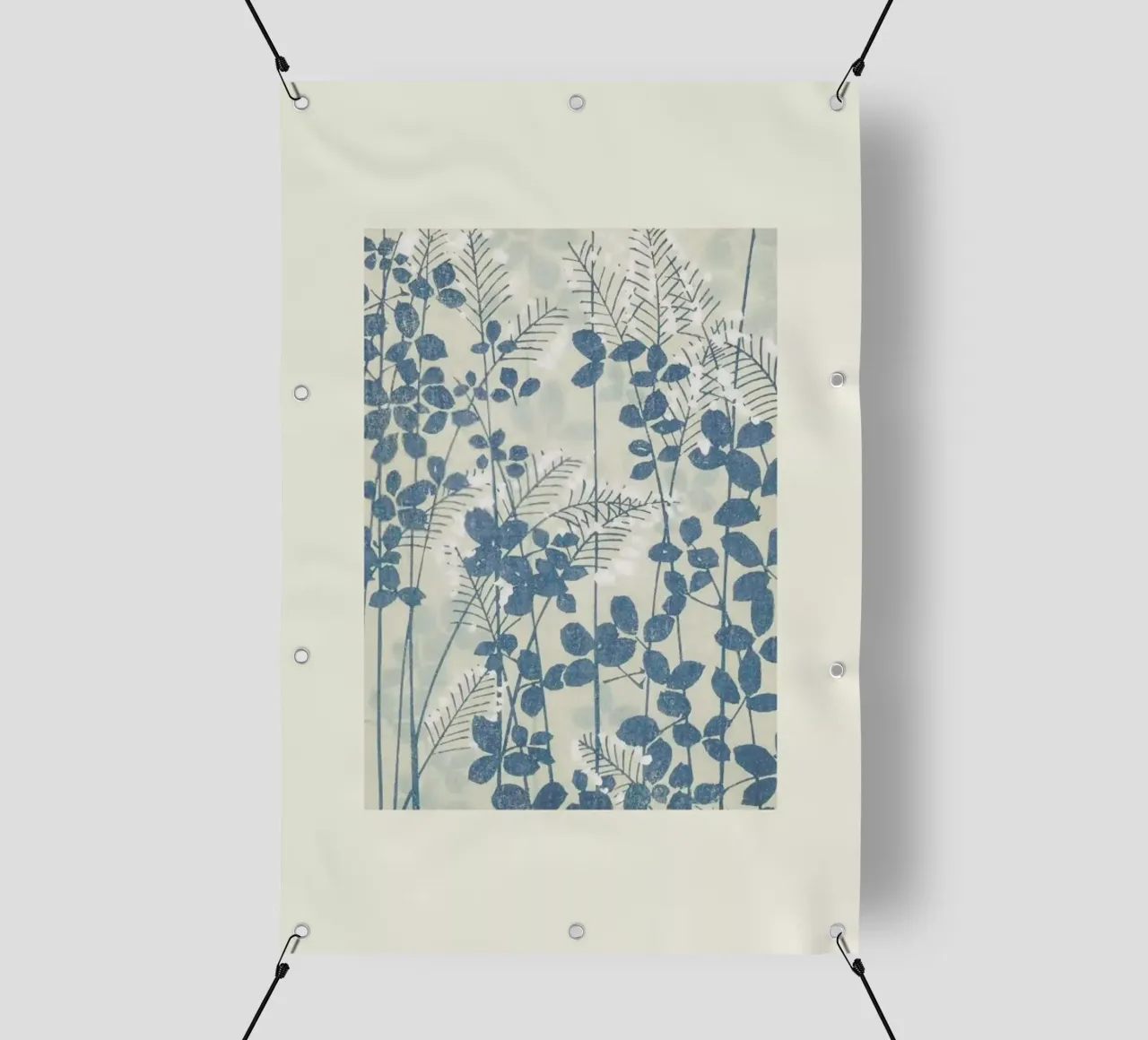 Shin-Bijutsukai - Leaves And Ferns telo in pvc da Vintage by JUNIQE