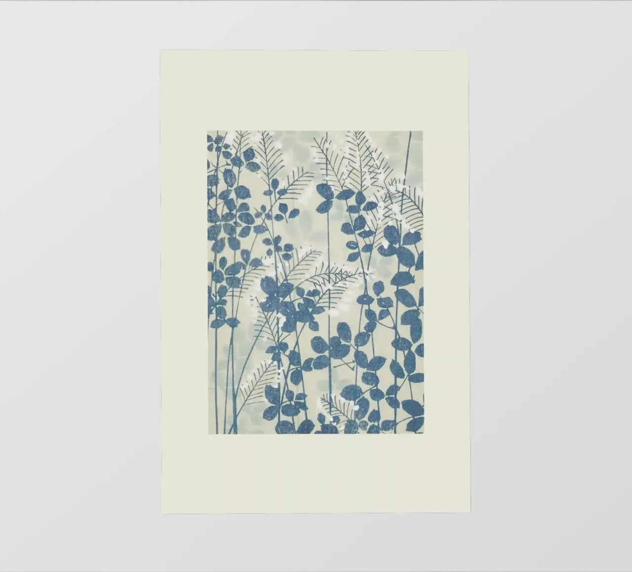 Shin-Bijutsukai - Leaves And Ferns telo in pvc da Vintage by JUNIQE