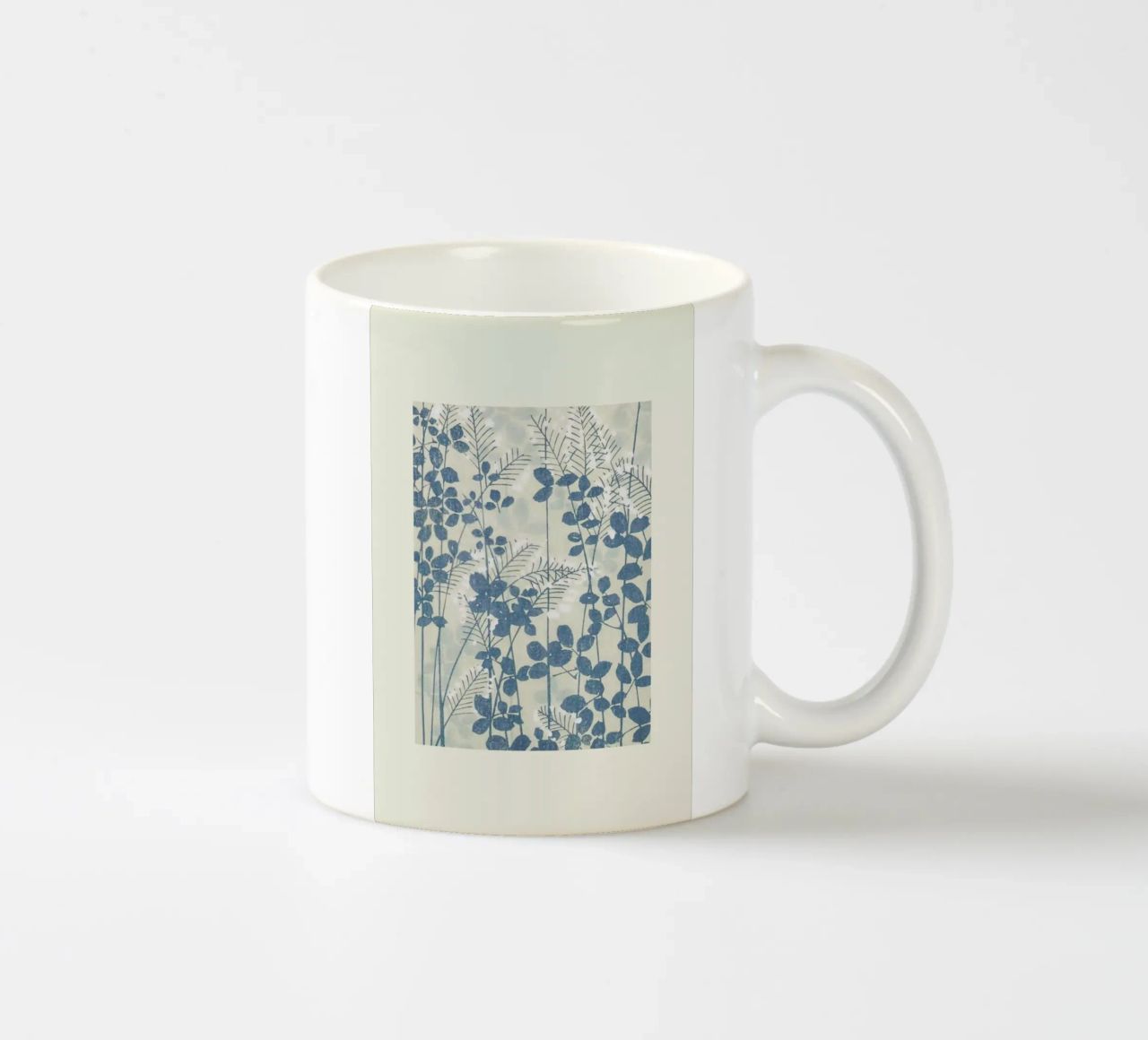 Shin-Bijutsukai - Leaves And Ferns tazza in ceramica da Vintage by JUNIQE