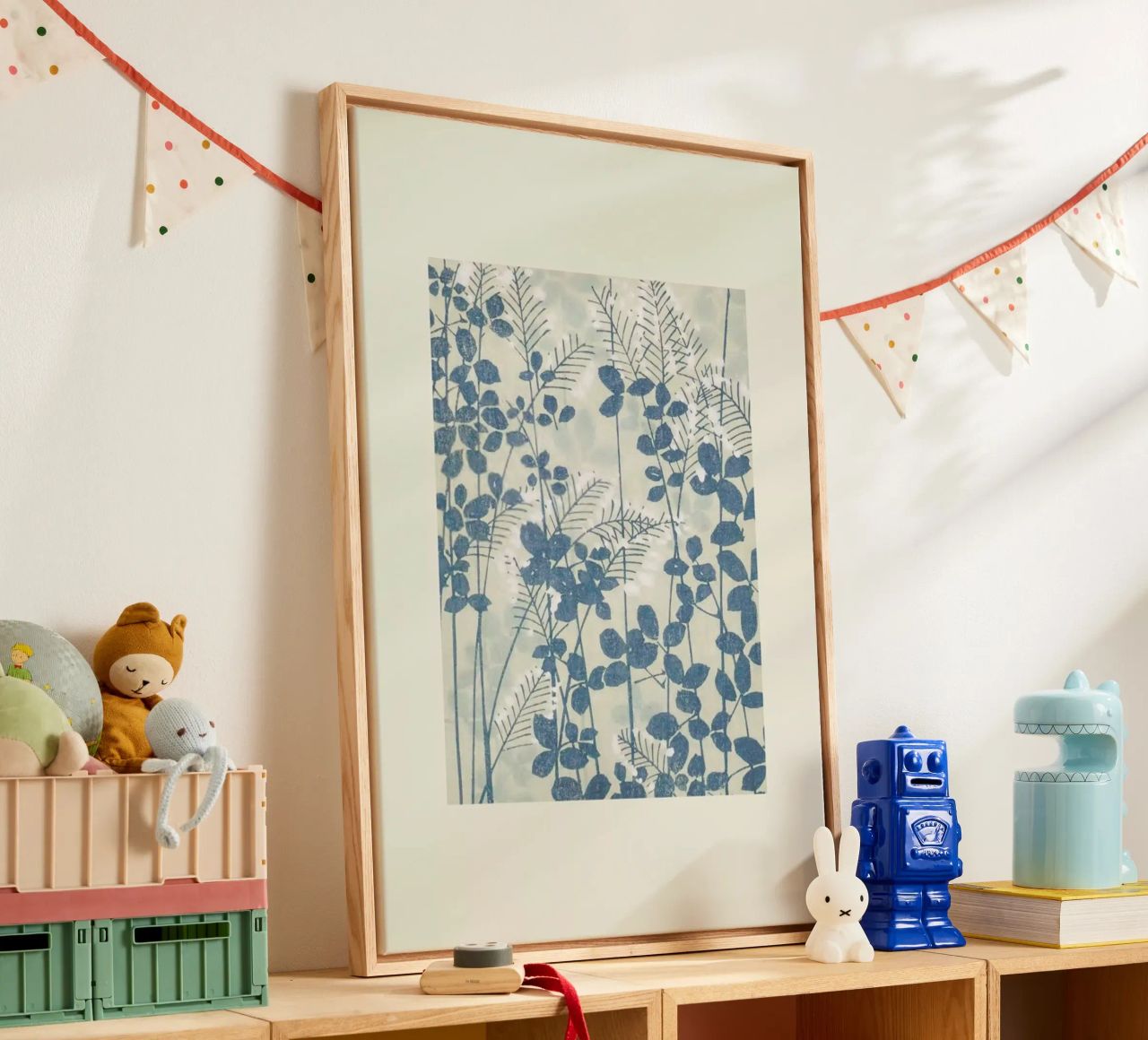 Shin-Bijutsukai - Leaves And Ferns Leinwand von Vintage by JUNIQE