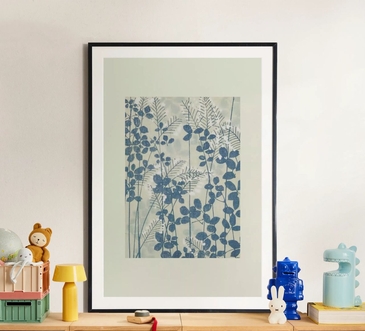 Shin-Bijutsukai - Leaves And Ferns Hahnemühle von Vintage by JUNIQE