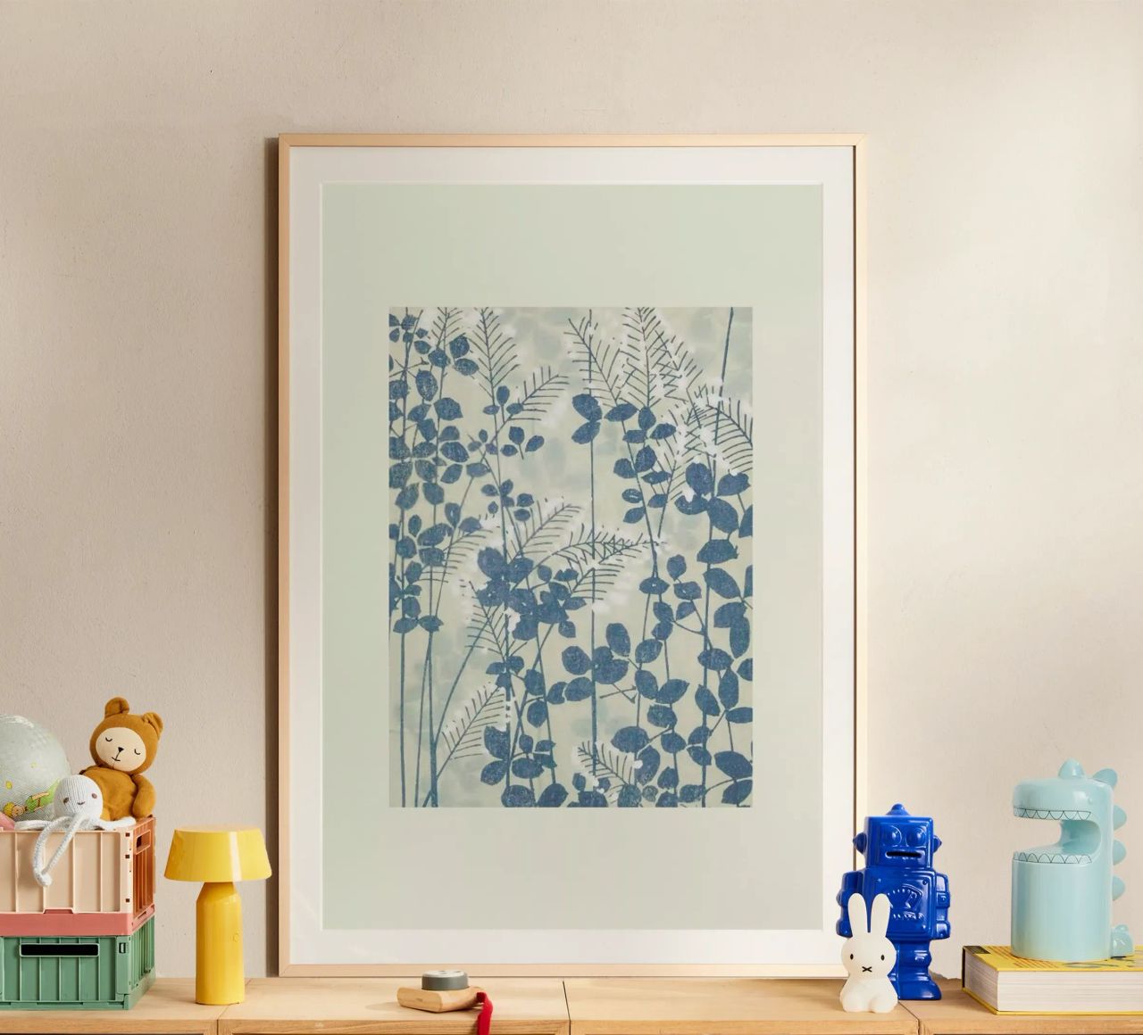 Shin-Bijutsukai - Leaves And Ferns Hahnemühle von Vintage by JUNIQE