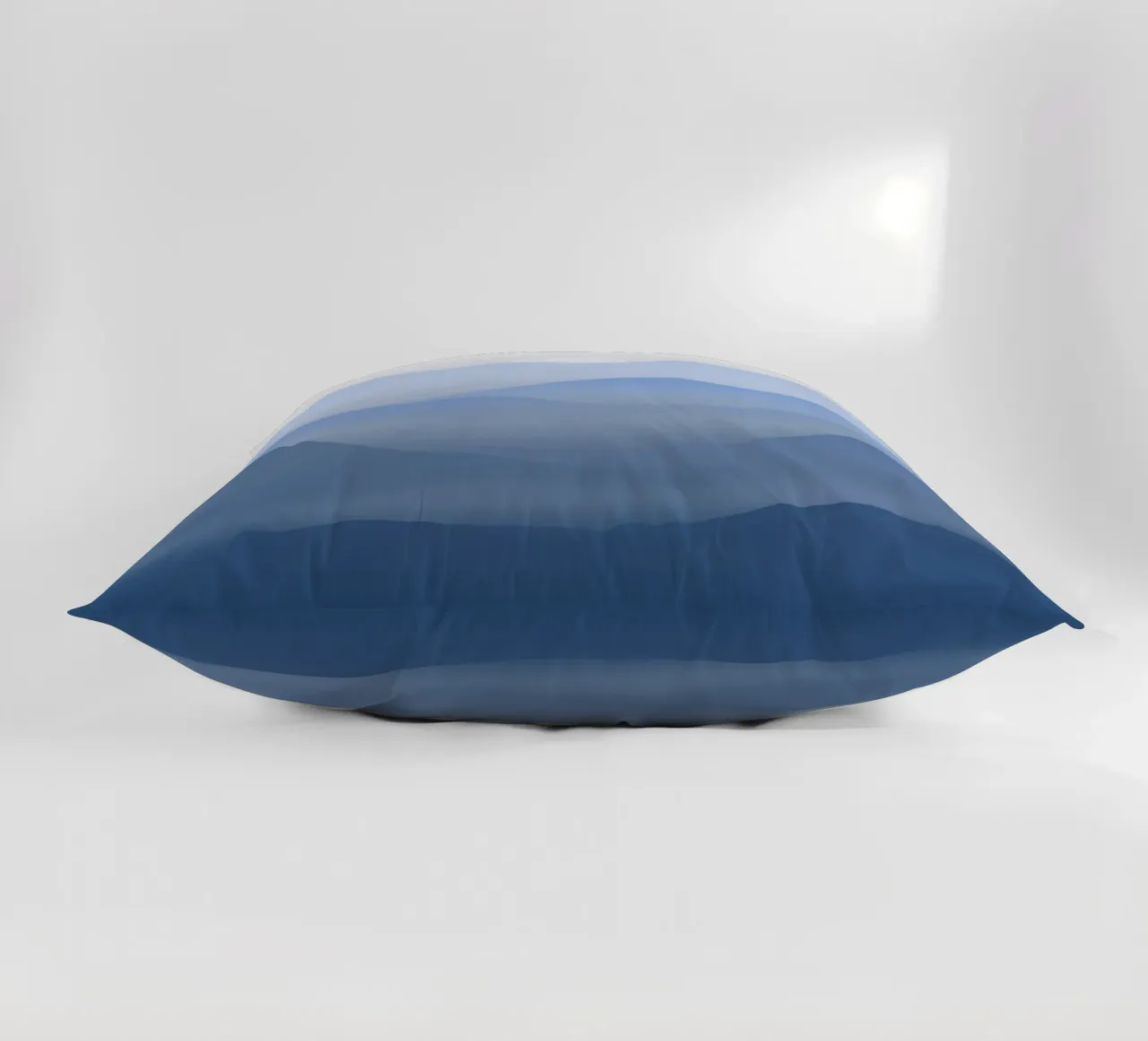 mountains hills valleys sun sunrise mist fog decorative cushion by Kirsten C Nolan