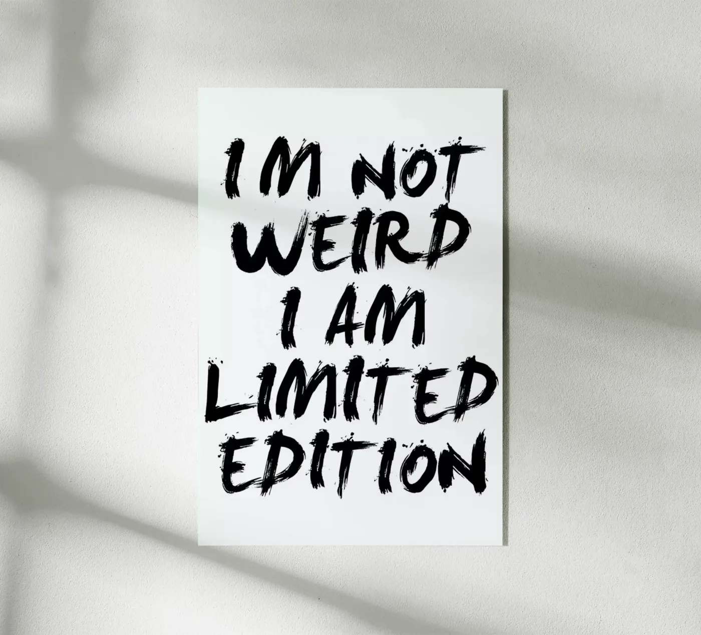 weird acryl van Mottos by Sinan Saydik