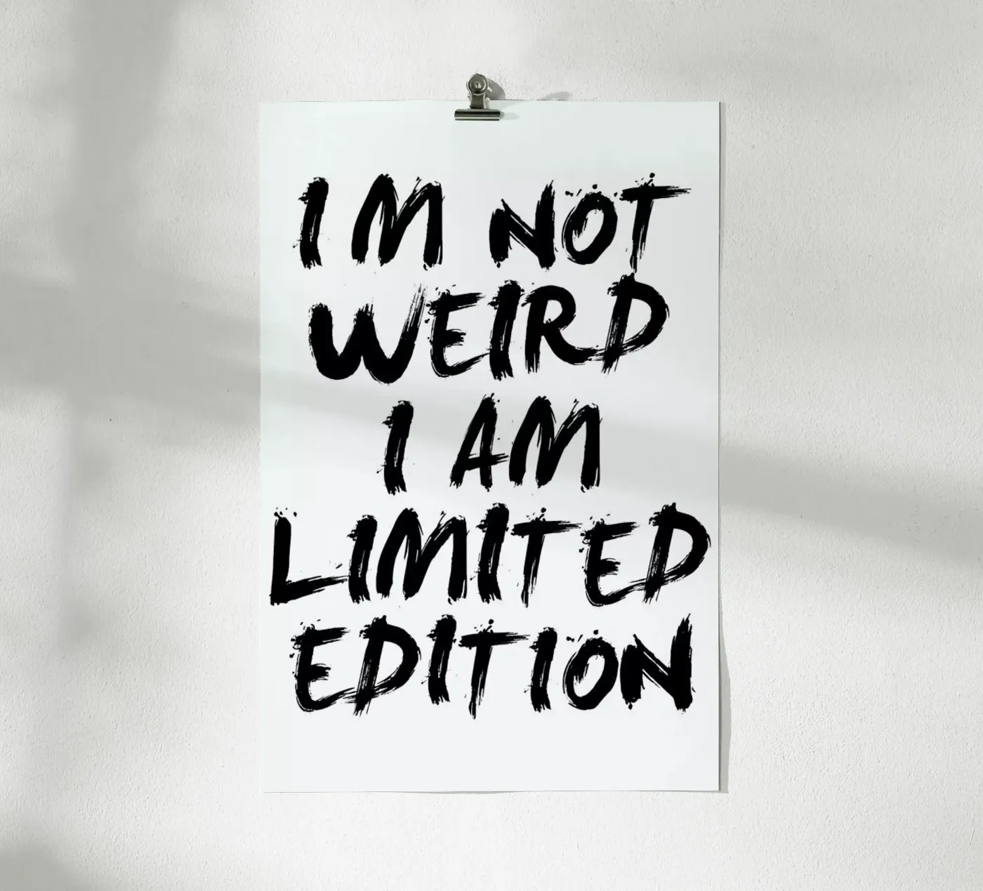 weird poster van Mottos by Sinan Saydik