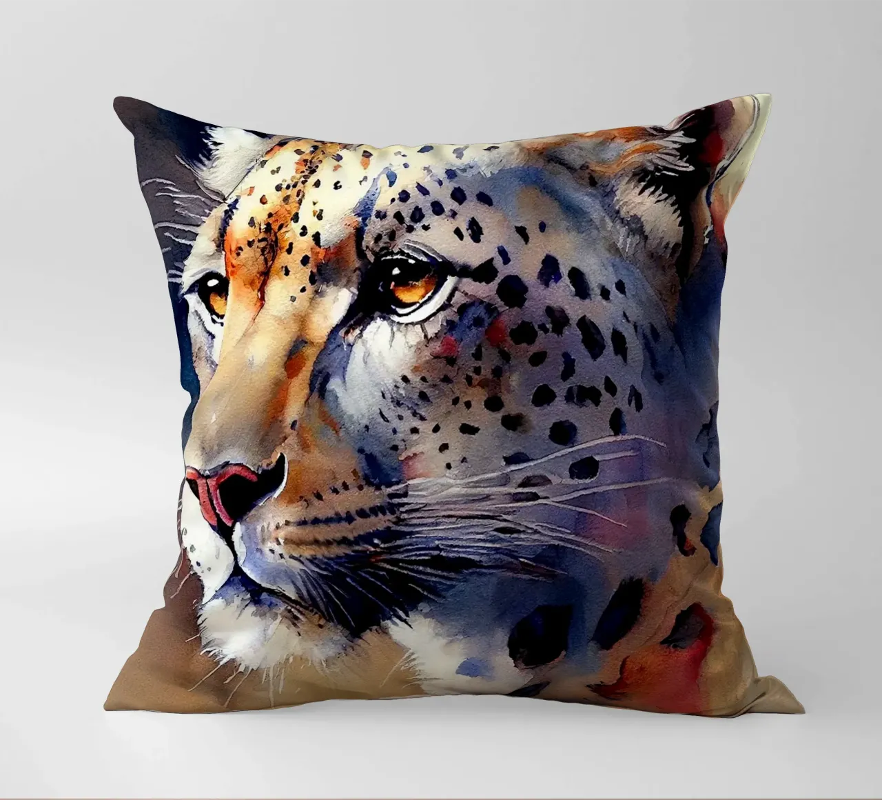 ghepardo fauna selvatica grande gatto animali macchie pelliccia cuscino da James Isaac Jackson