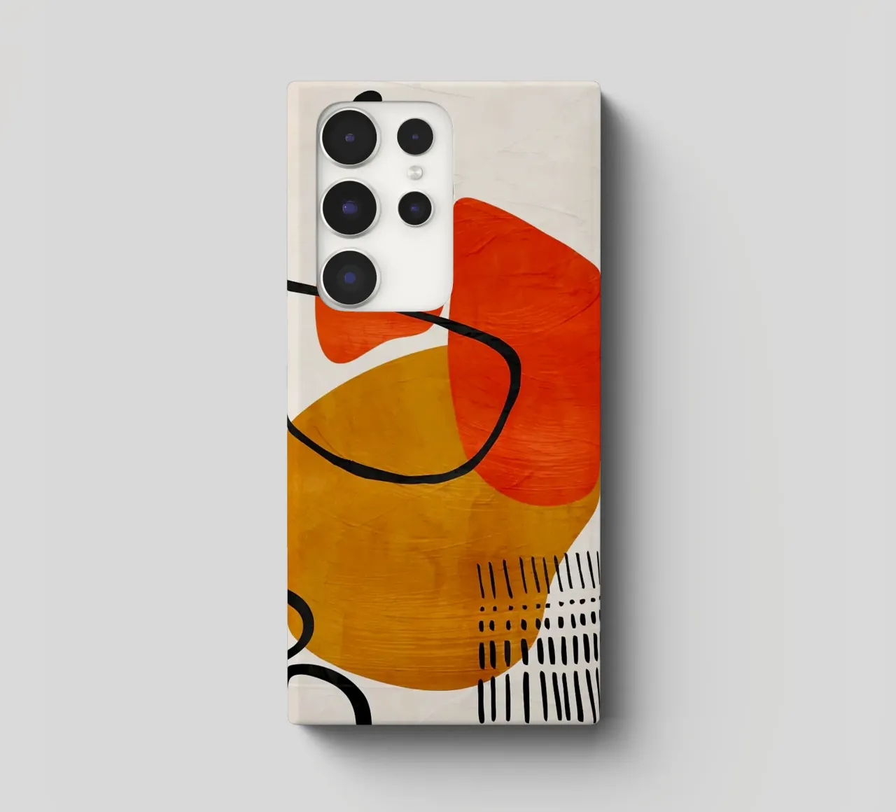 geometric shapes abstract forms circles rectangles samsung phone case by James Isaac Jackson