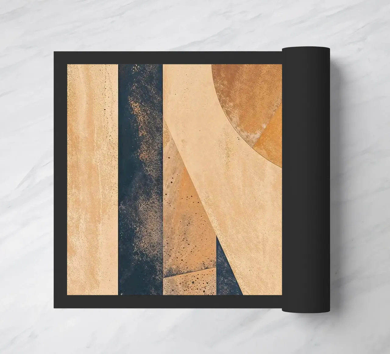 cerchio strisce geometria forme texture modelli zerbino da James Isaac Jackson