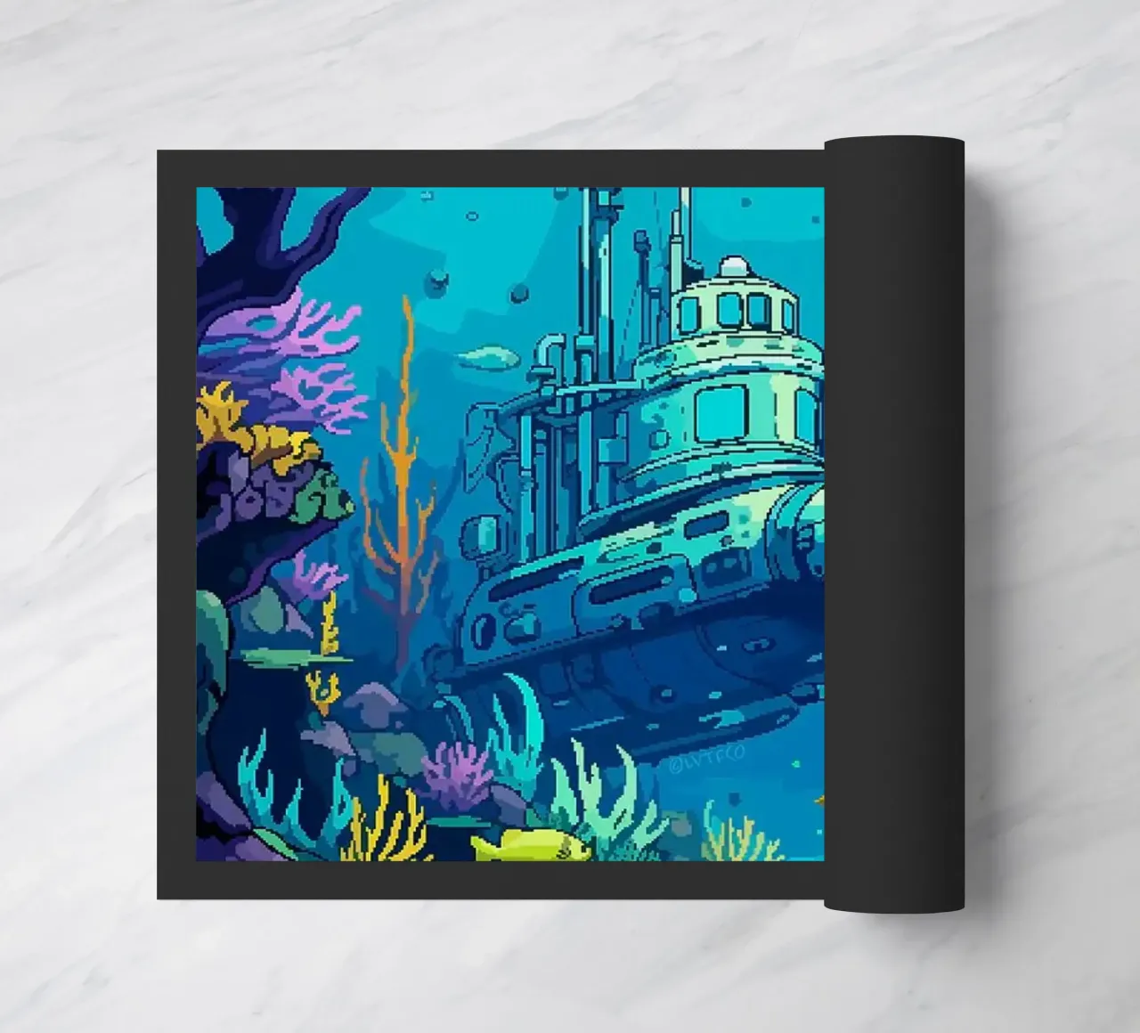 sottomarino pesce corallo oceano sottomarino alghe zerbino da James Isaac Jackson