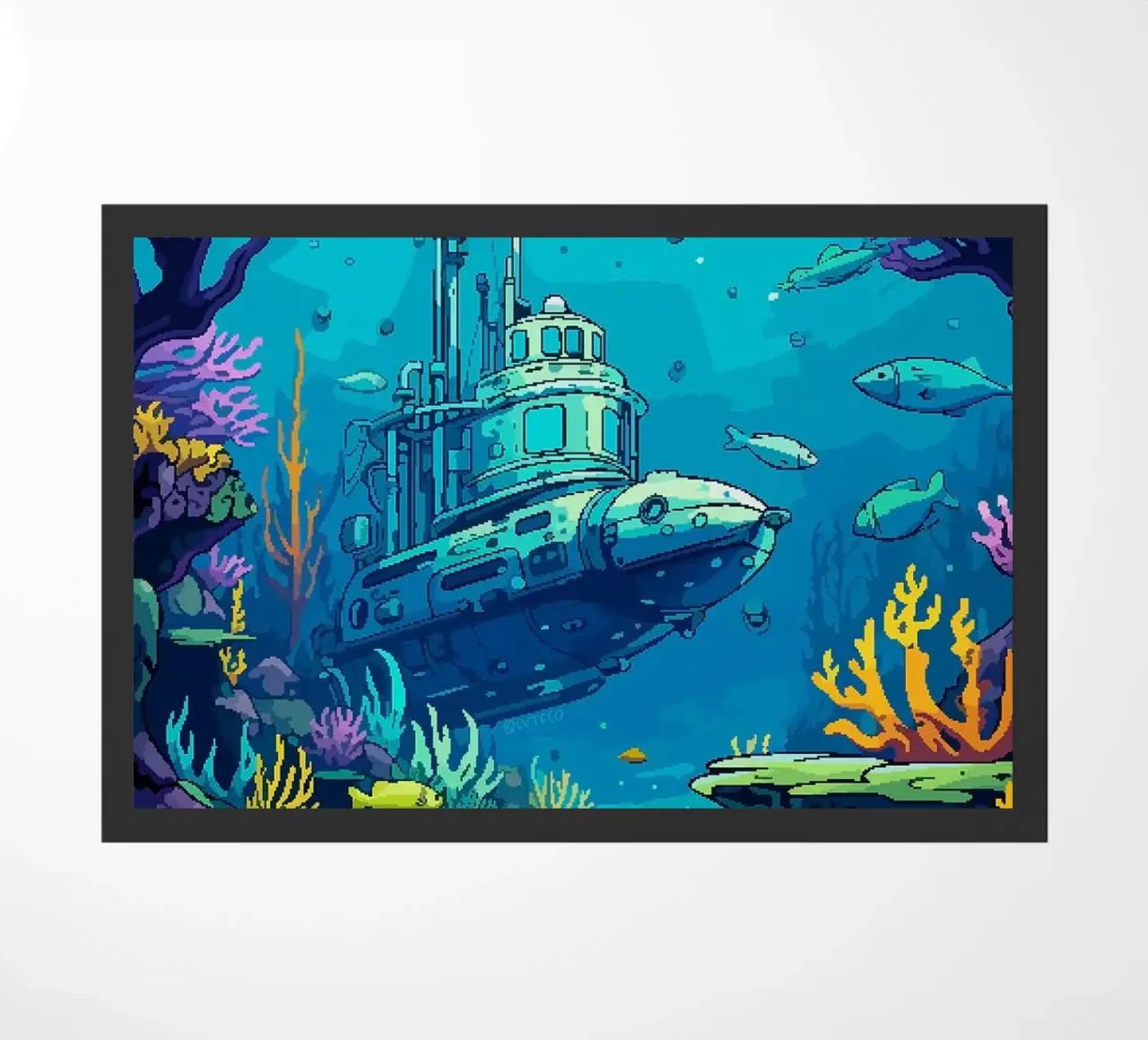 sottomarino pesce corallo oceano sottomarino alghe zerbino da James Isaac Jackson