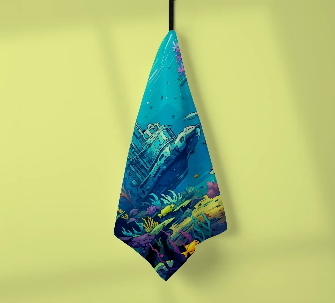 sottomarino pesce corallo oceano sottomarino alghe canovaccio da cucina da James Isaac Jackson