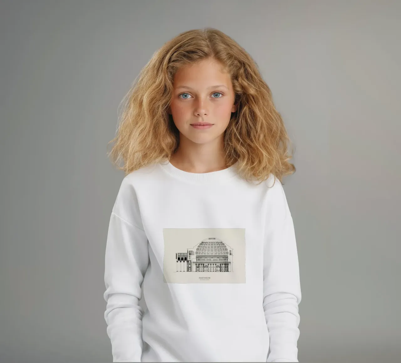 Pantheon felpa bambino da Vintage by JUNIQE