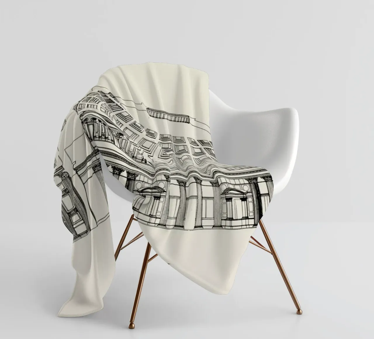 Pantheon coperta in pile da Vintage by JUNIQE