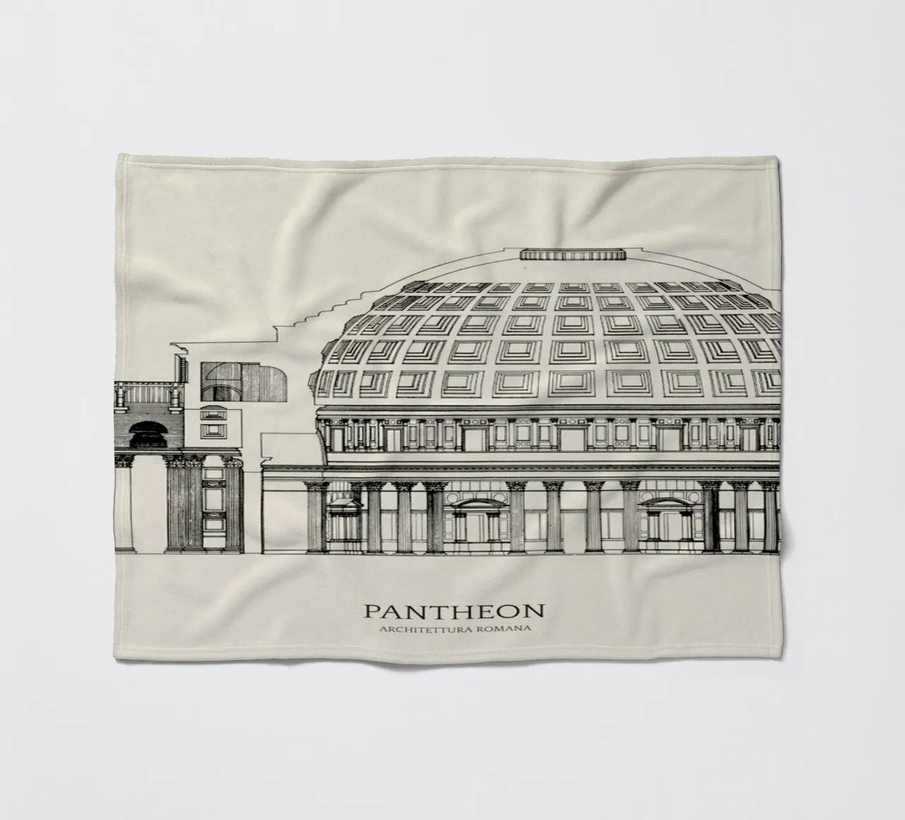 Pantheon coperta in pile da Vintage by JUNIQE