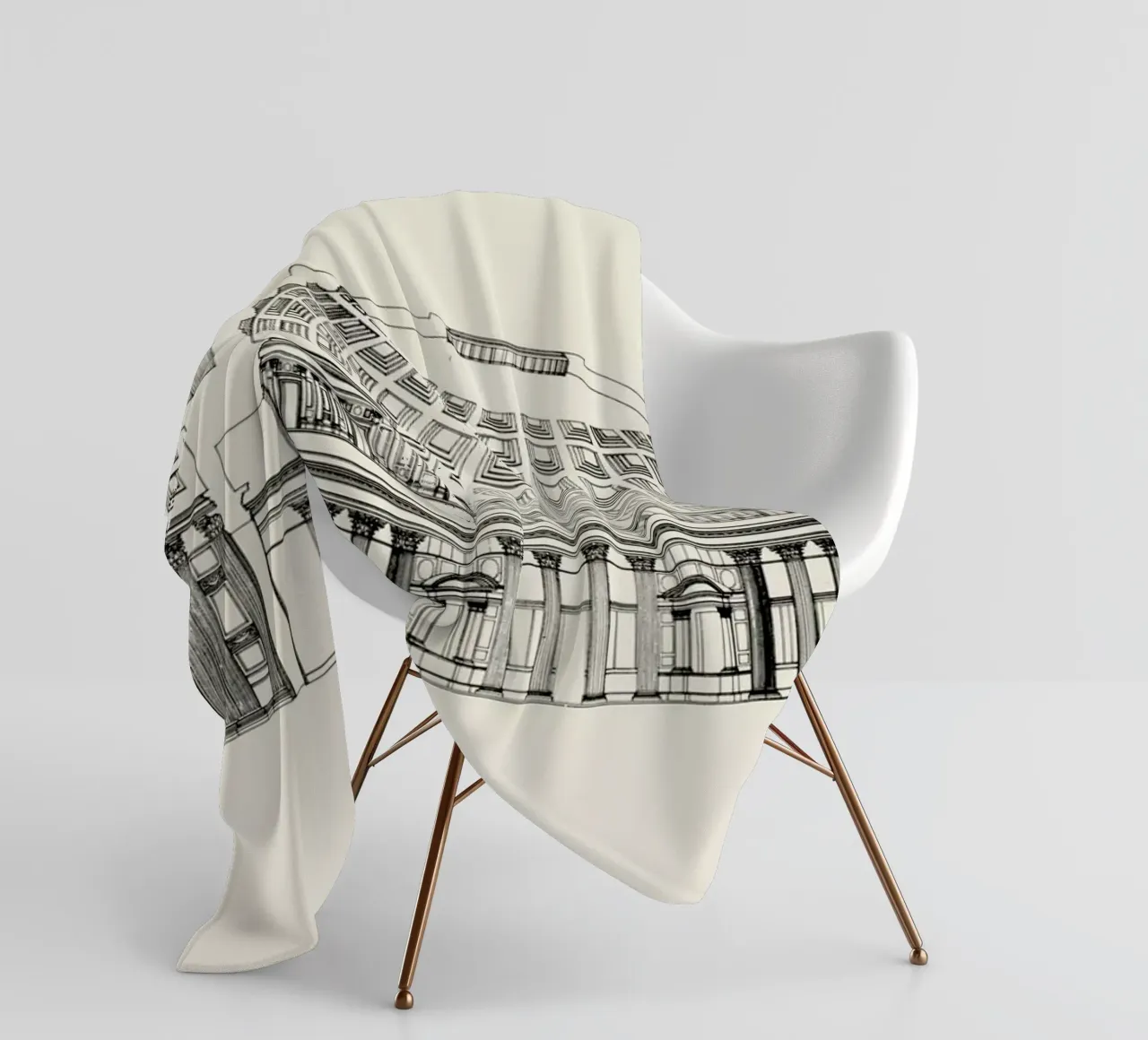Pantheon coperta in pile da Vintage by JUNIQE