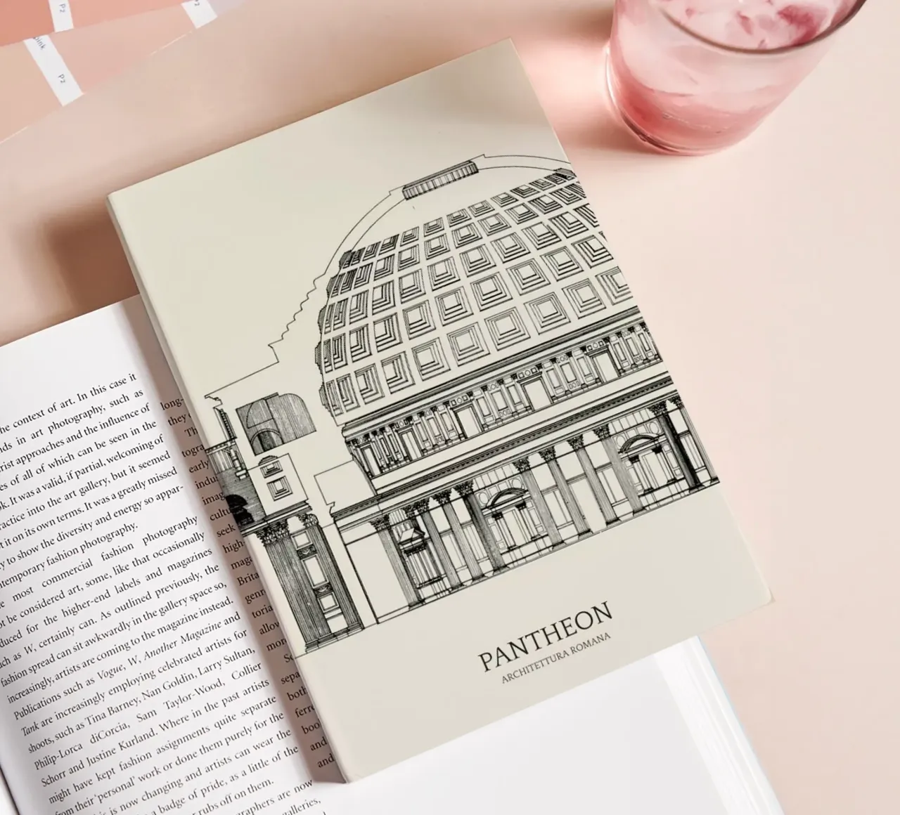 Pantheon notebook by Vintage by JUNIQE