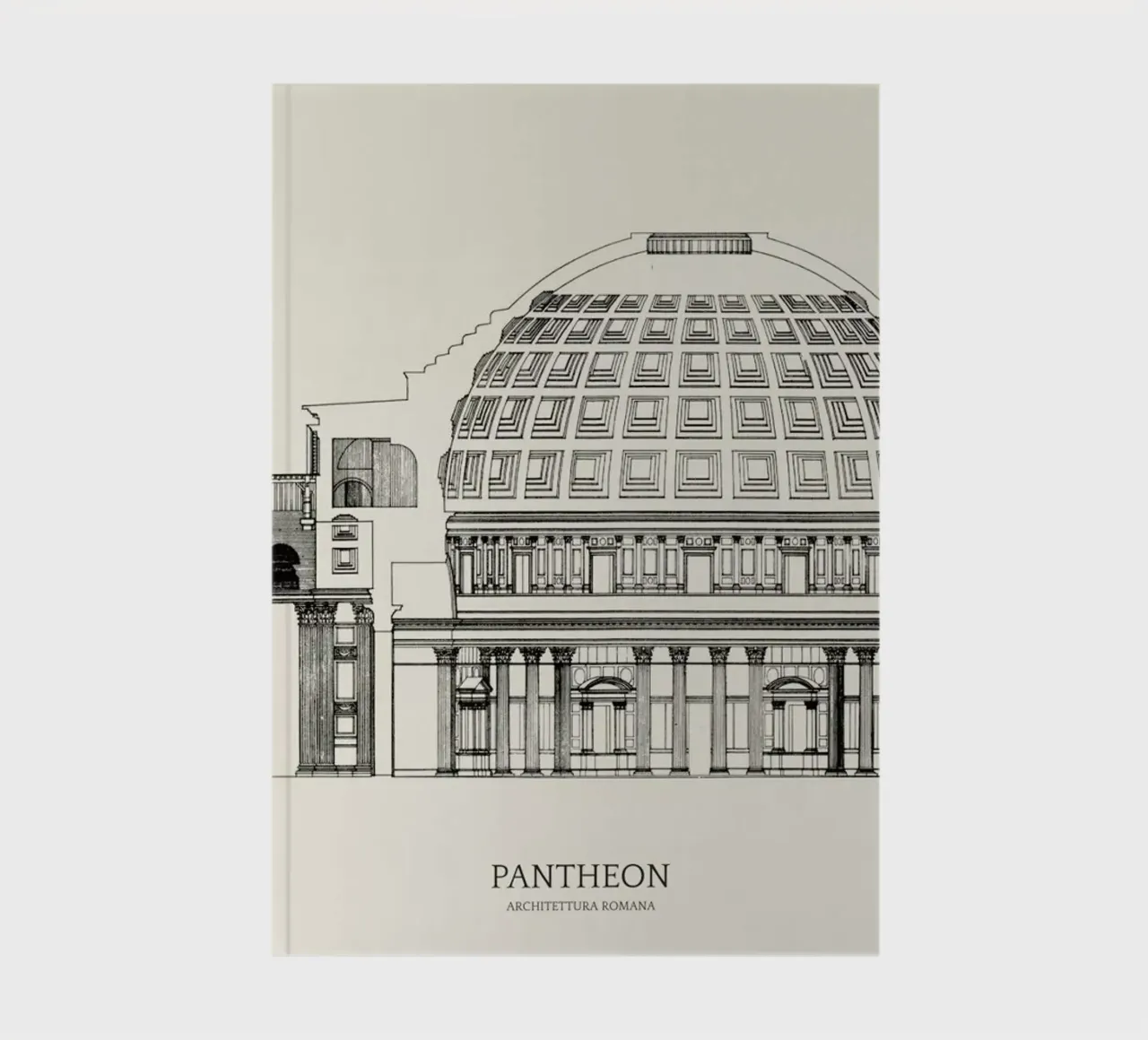 Pantheon notebook by Vintage by JUNIQE