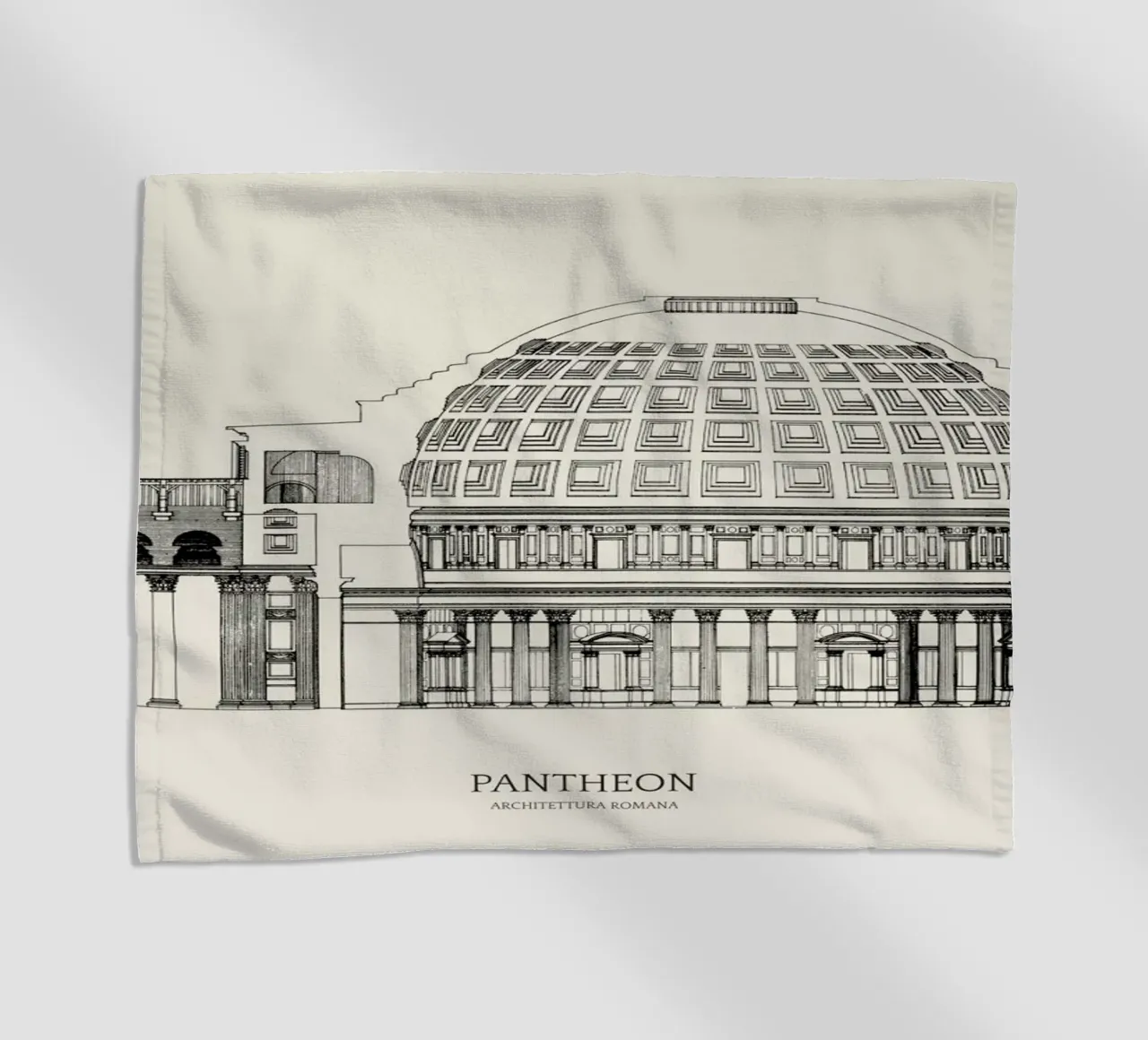 Pantheon telo mare da Vintage by JUNIQE