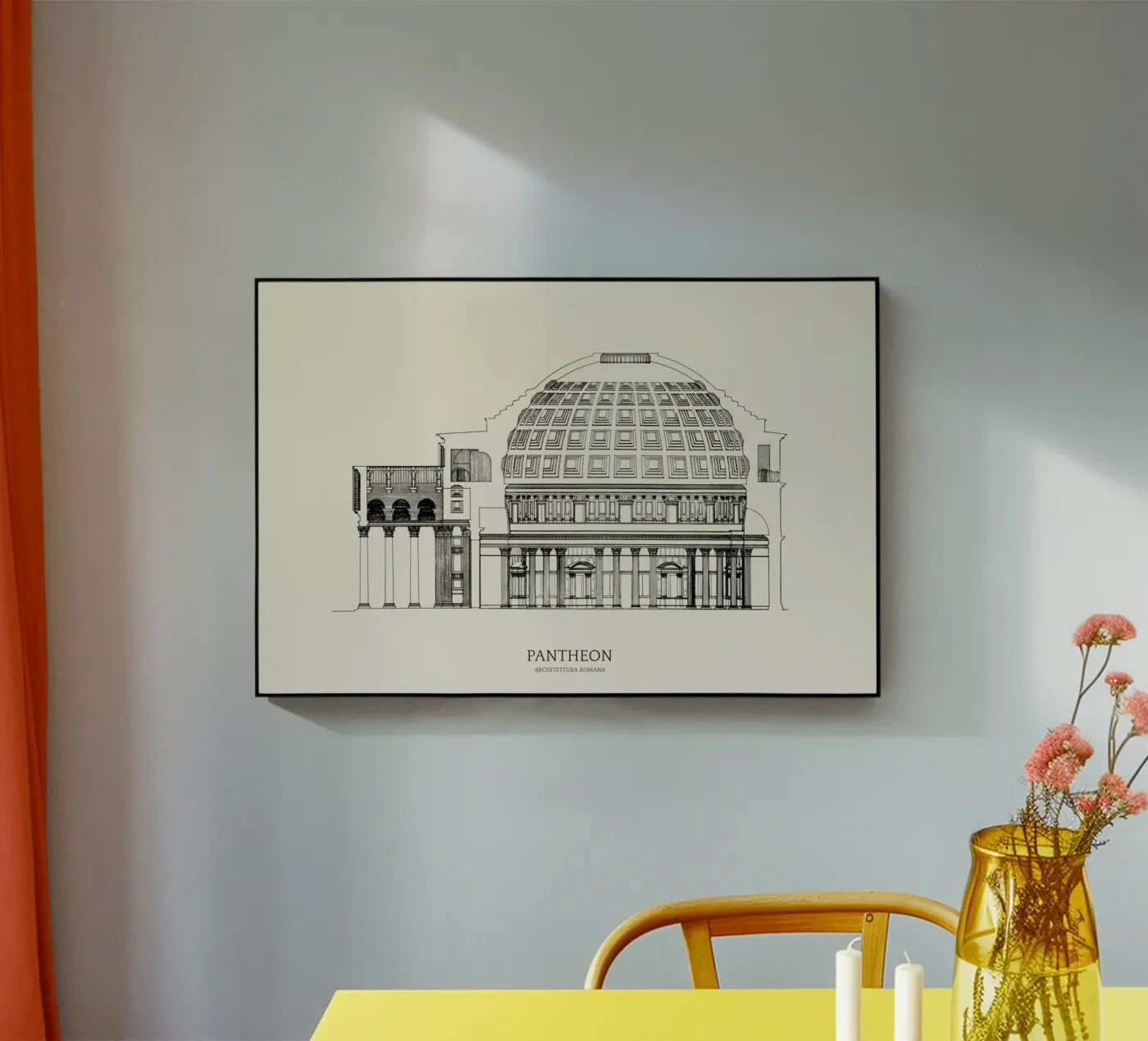 Pantheon plexiglas de Vintage by JUNIQE