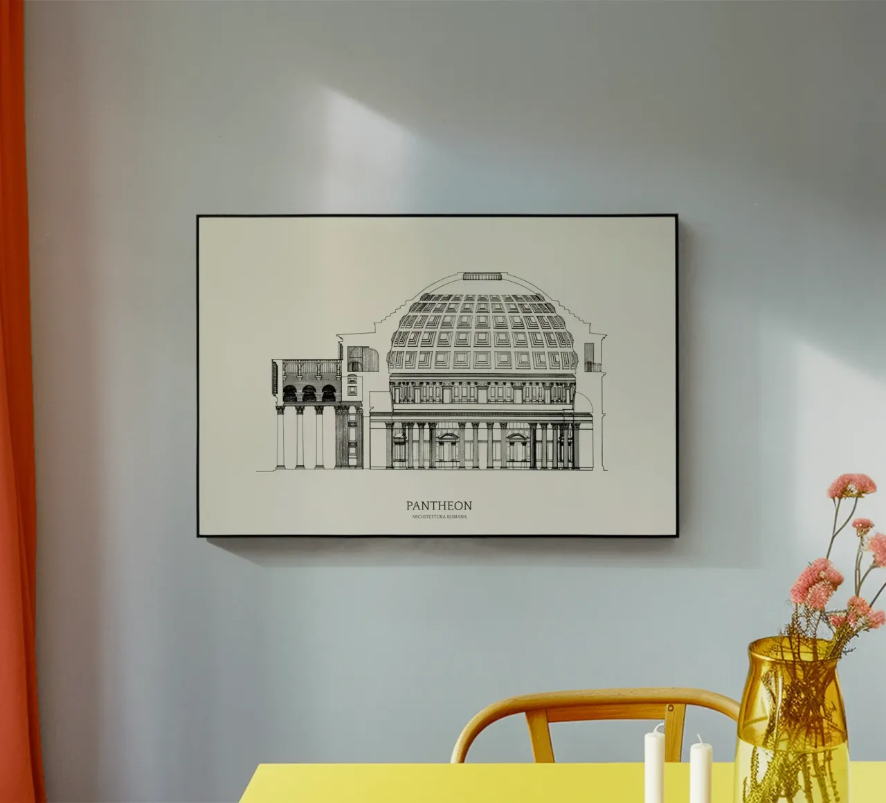 Pantheon plexiglass da Vintage by JUNIQE