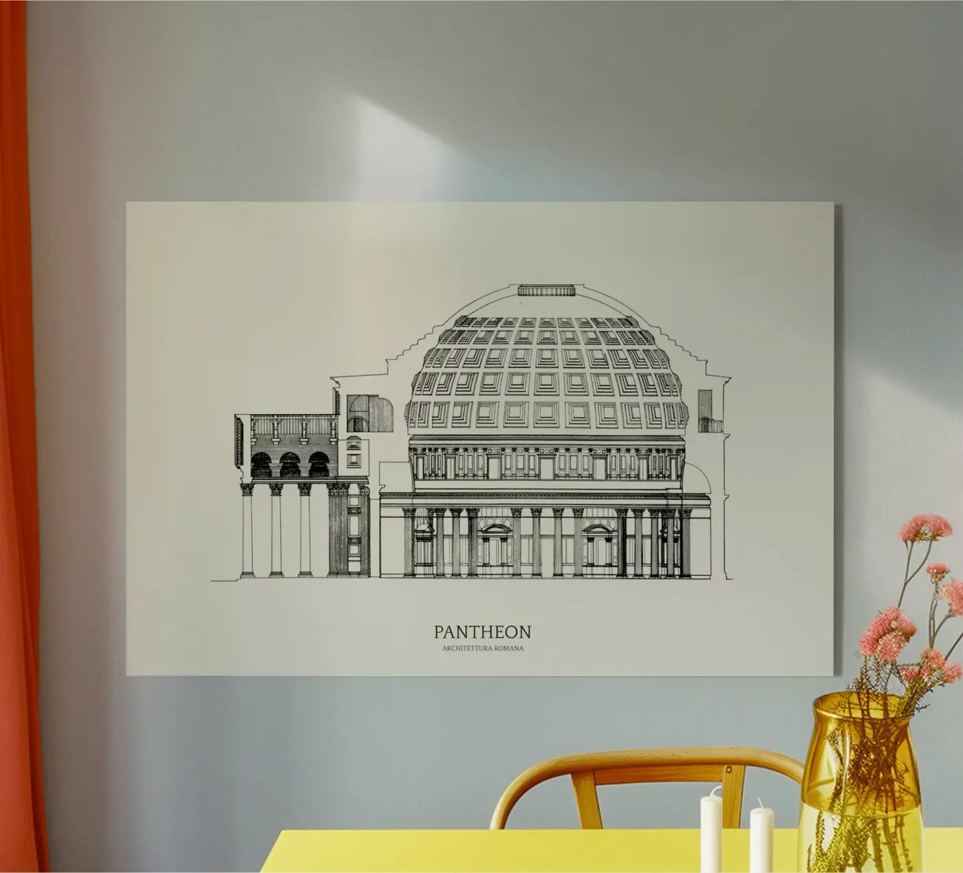 Pantheon plexiglas de Vintage by JUNIQE