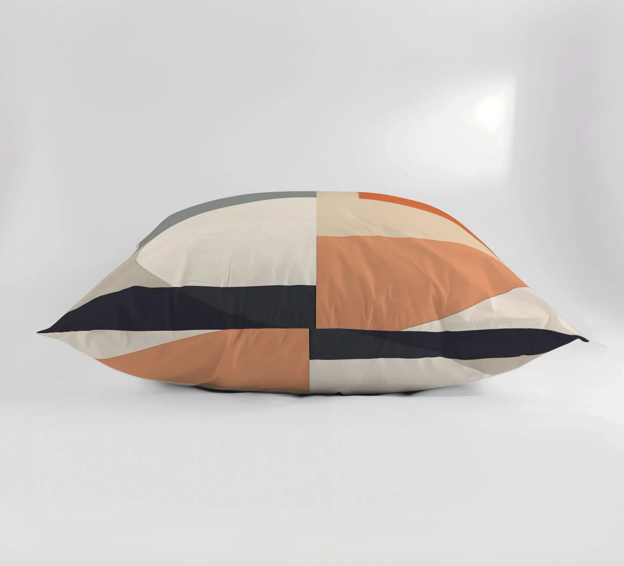 cerchi rettangoli forme geometriche forme sovrapposte cuscino da Kip Joseph Davis