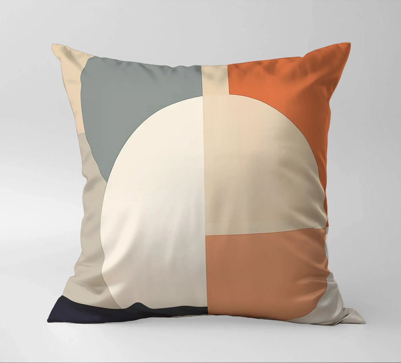 cerchi rettangoli forme geometriche forme sovrapposte cuscino da Kip Joseph Davis