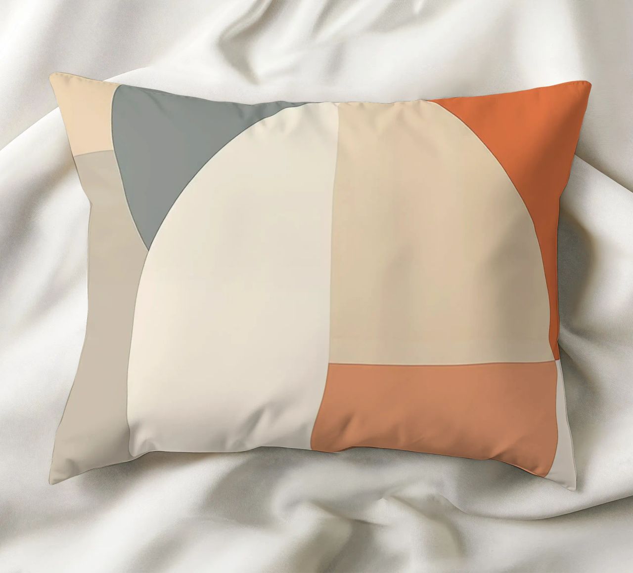 cerchi rettangoli forme geometriche forme sovrapposte cuscino da Kip Joseph Davis