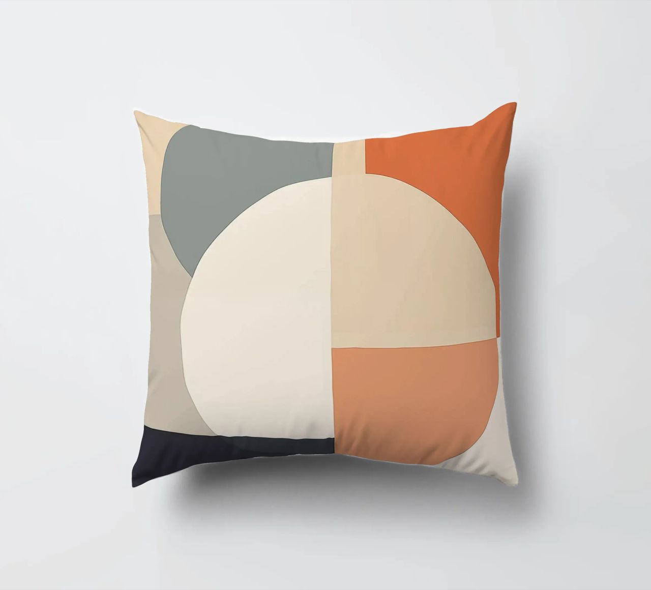 cerchi rettangoli forme geometriche forme sovrapposte cuscino da Kip Joseph Davis