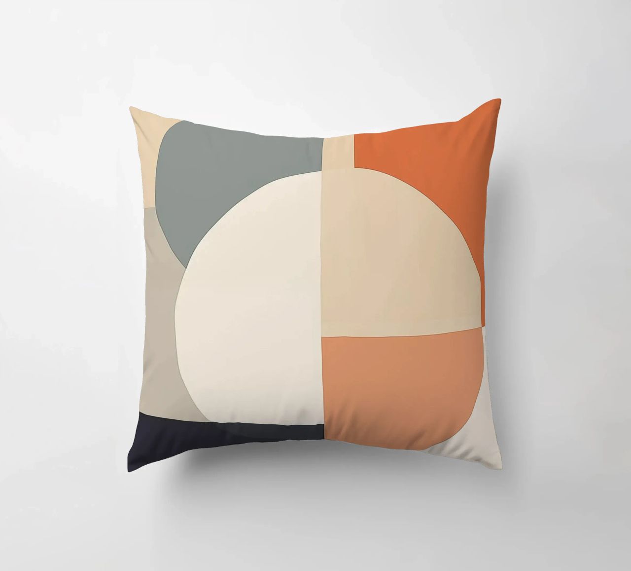 cerchi rettangoli forme geometriche forme sovrapposte cuscino da Kip Joseph Davis
