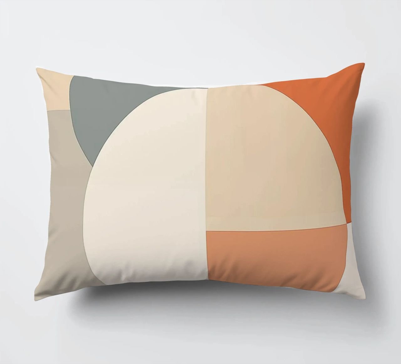 cerchi rettangoli forme geometriche forme sovrapposte cuscino da Kip Joseph Davis