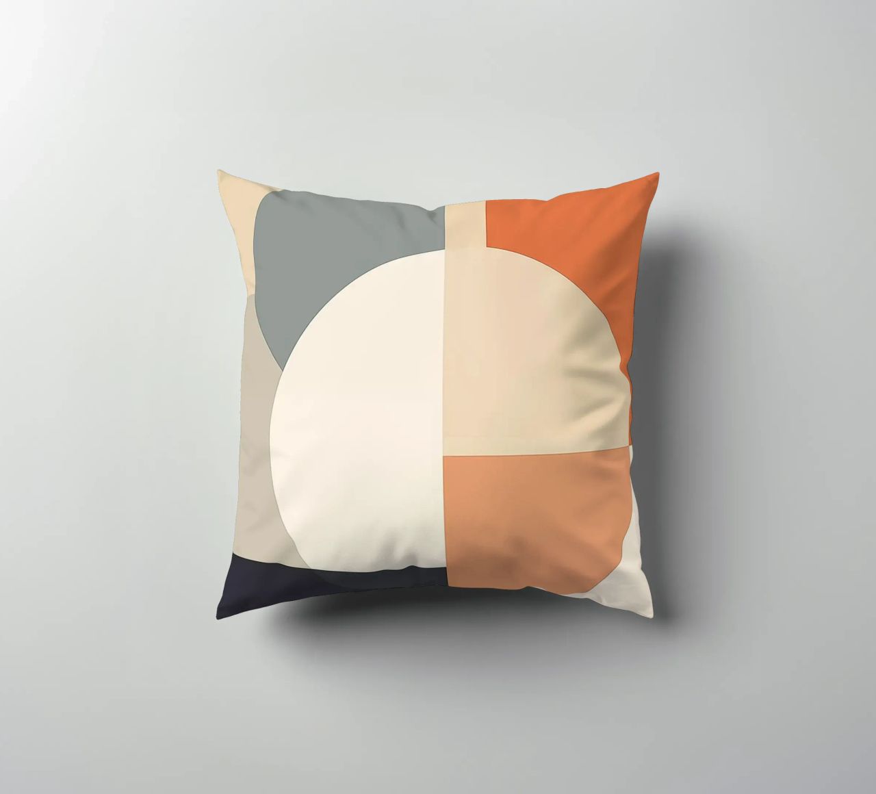 cerchi rettangoli forme geometriche forme sovrapposte cuscino da Kip Joseph Davis