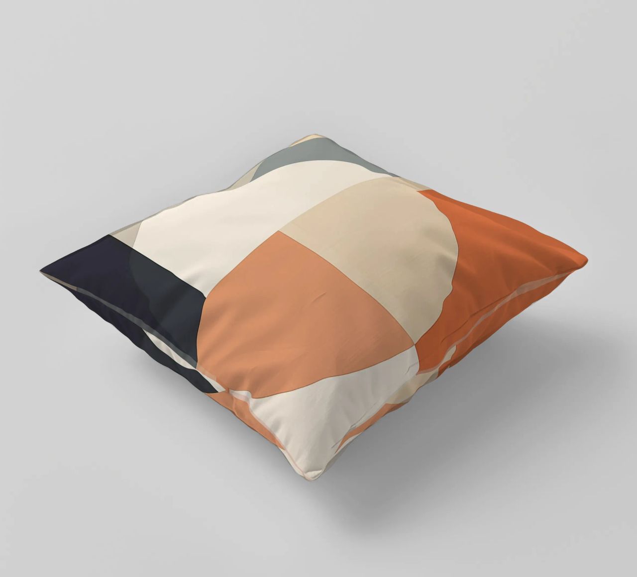 cerchi rettangoli forme geometriche forme sovrapposte cuscino da Kip Joseph Davis