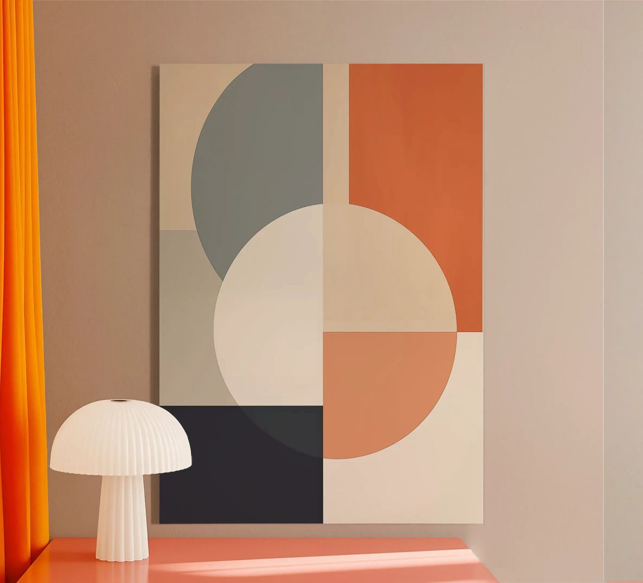 cerchi rettangoli forme geometriche forme sovrapposte plexiglass da Kip Joseph Davis