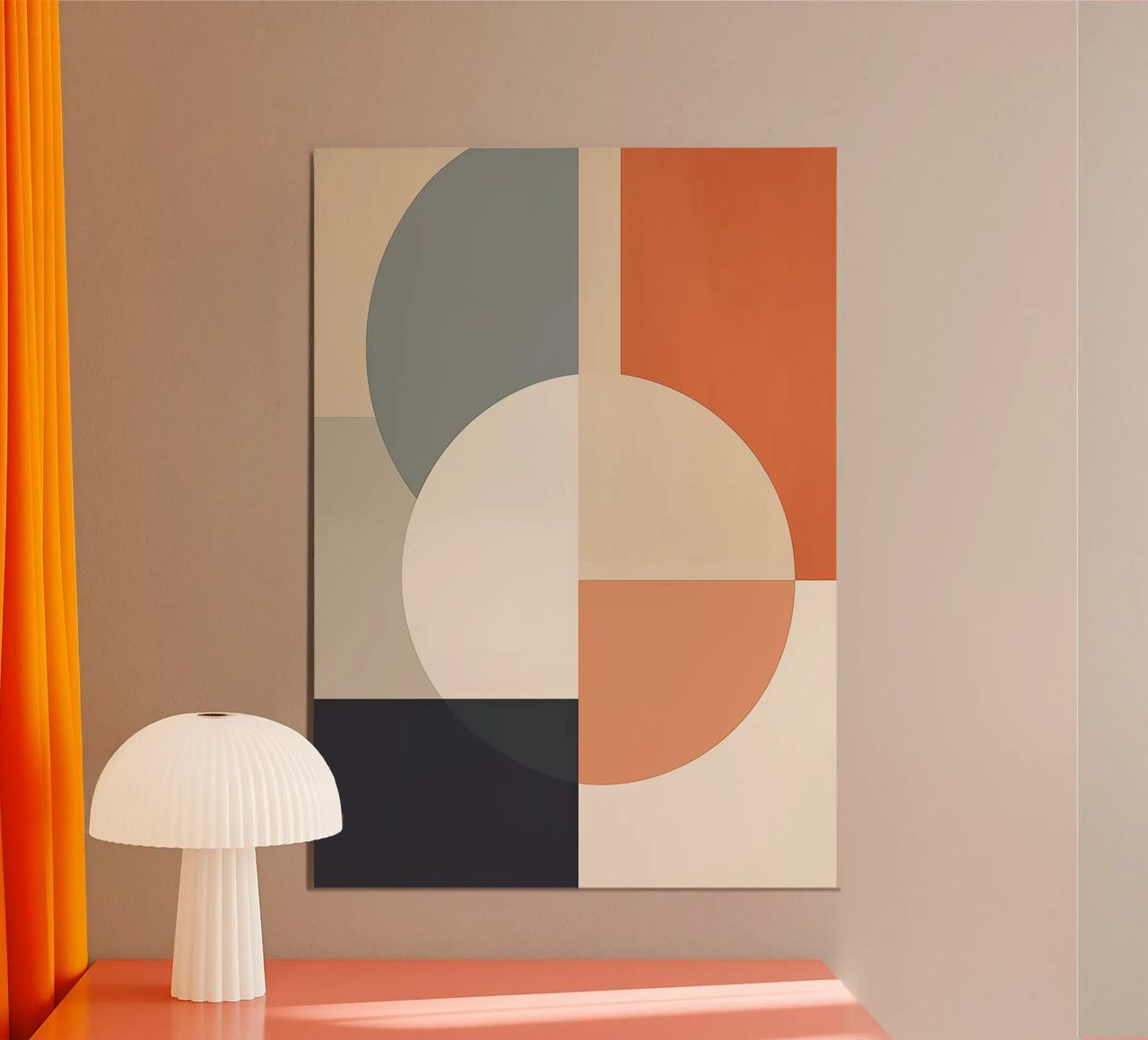cerchi rettangoli forme geometriche forme sovrapposte alluminio dibond da Kip Joseph Davis