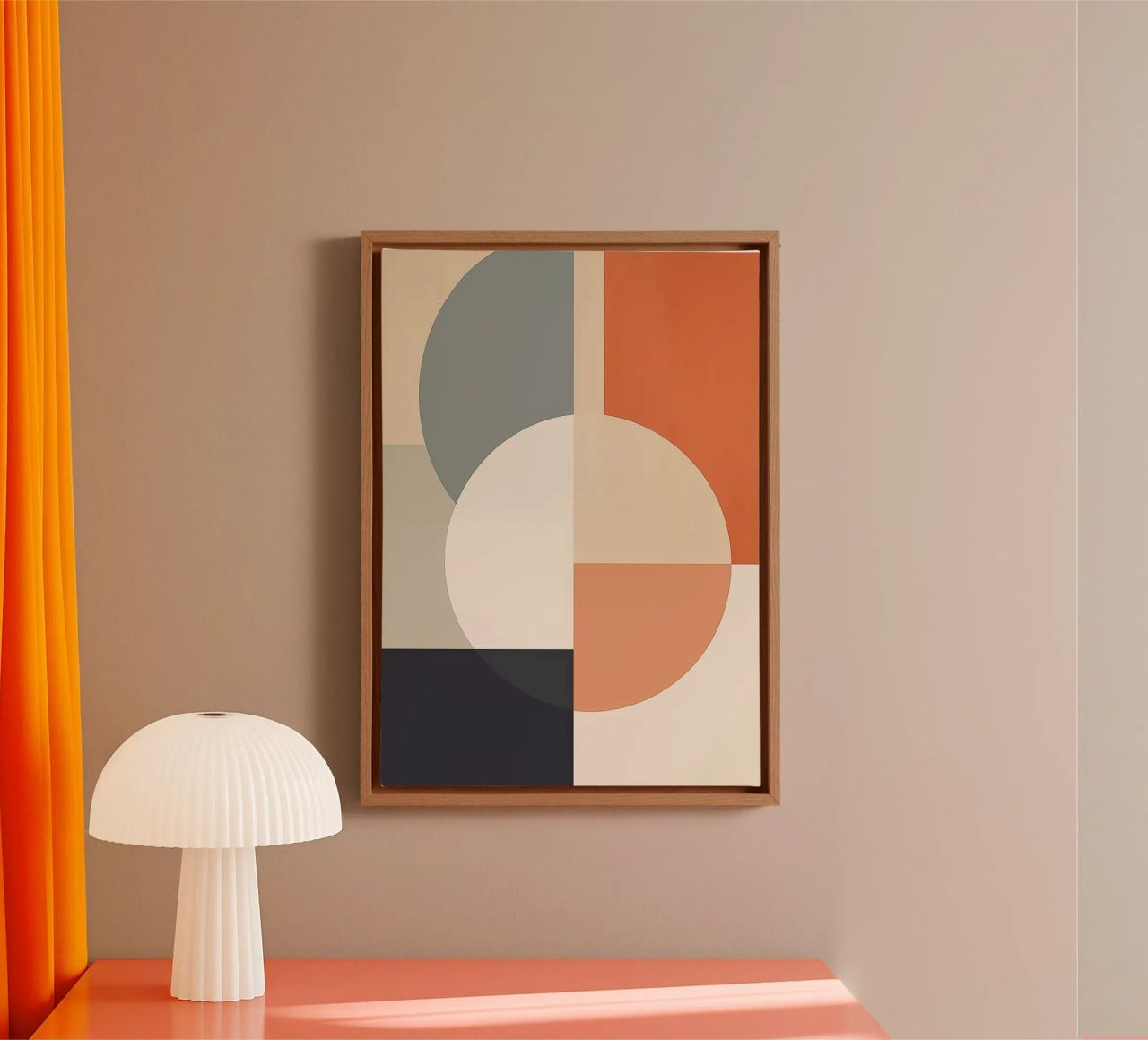 circles rectangles geometric shapes overlapping shapes canvas by Kip Joseph Davis