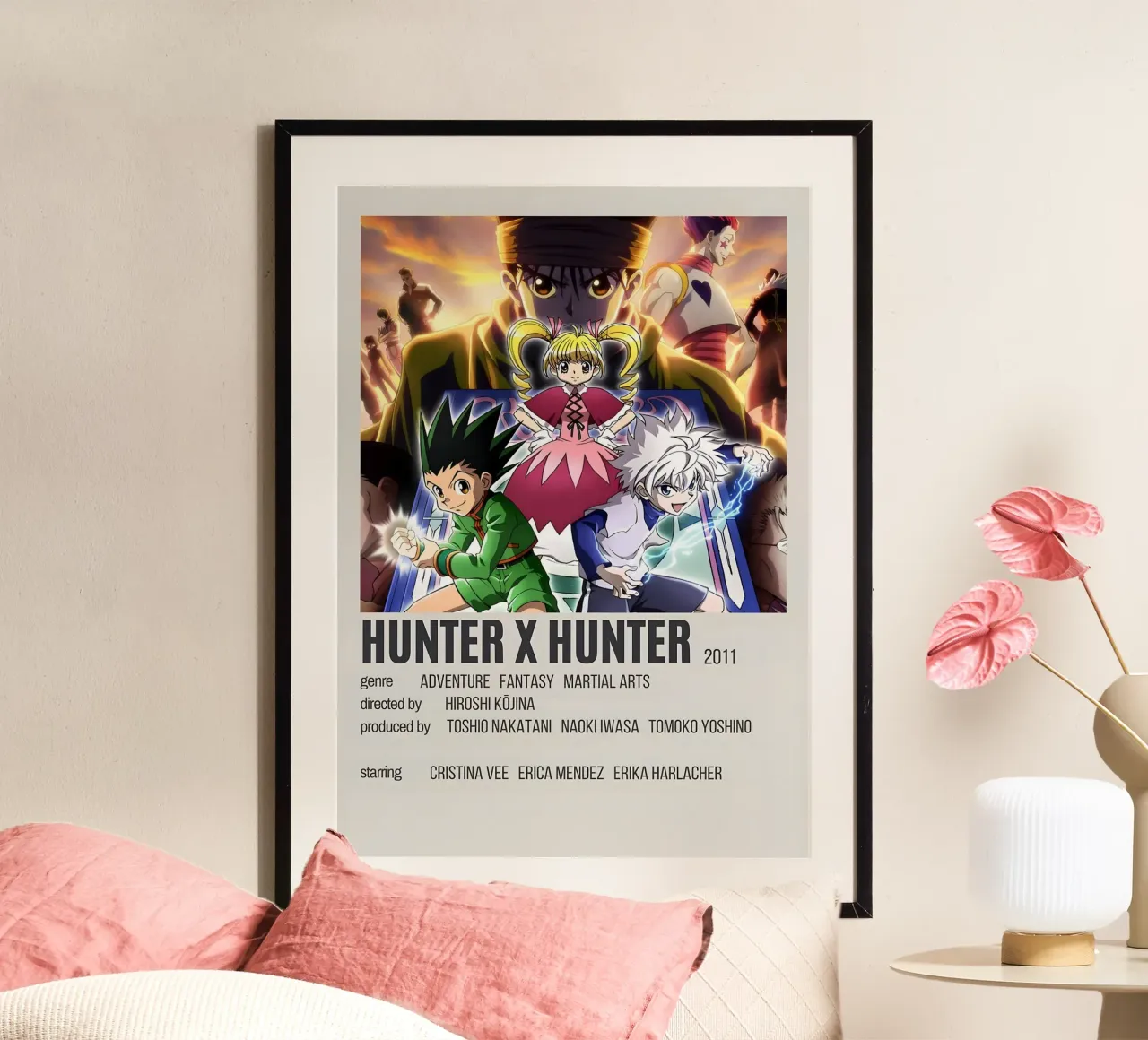 HUNTER X HUNTER 2011 poster con telaio in plastica da Totoya