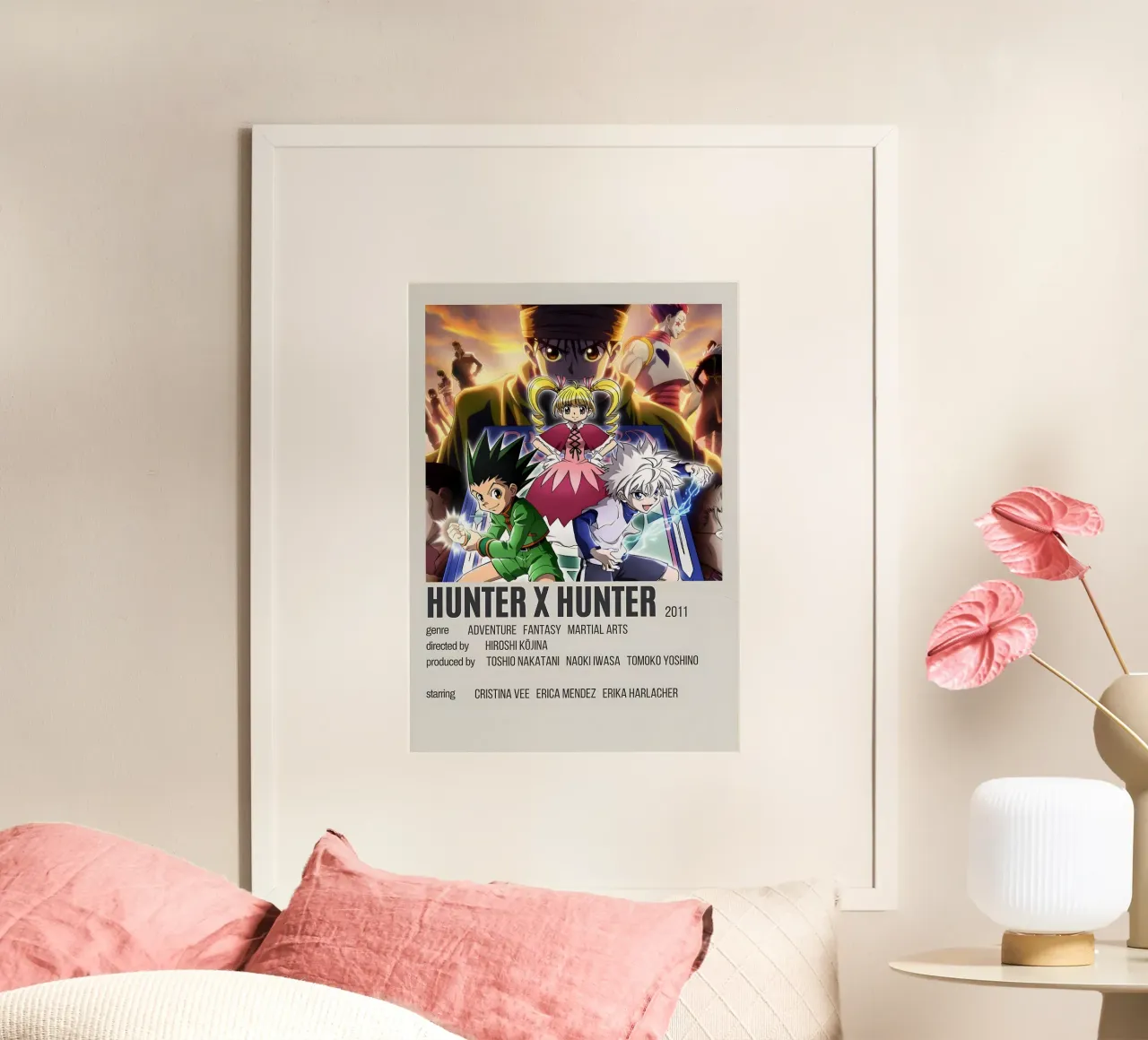HUNTER X HUNTER 2011 poster con telaio in plastica da Totoya