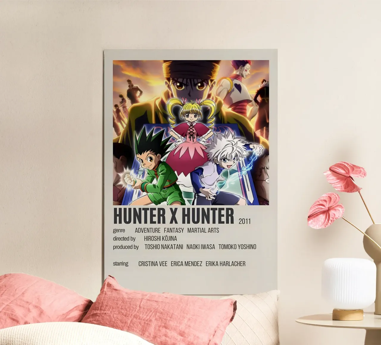 HUNTER X HUNTER 2011 poster con telaio in plastica da Totoya