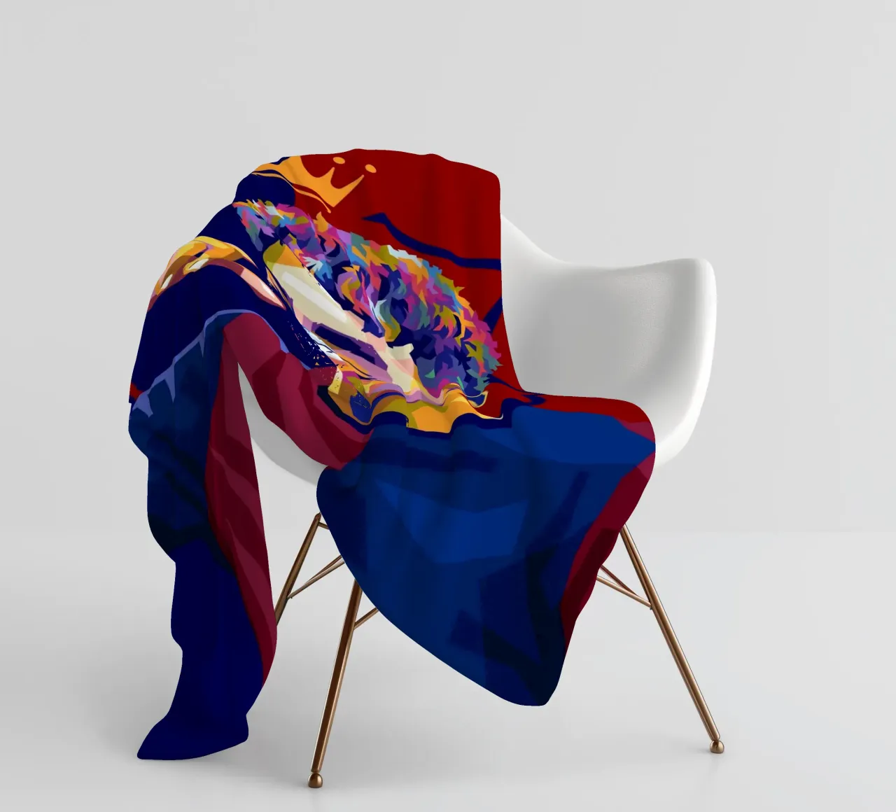 Lamine Yamal Of Barcelona fleece blanket by WPAP MALANG