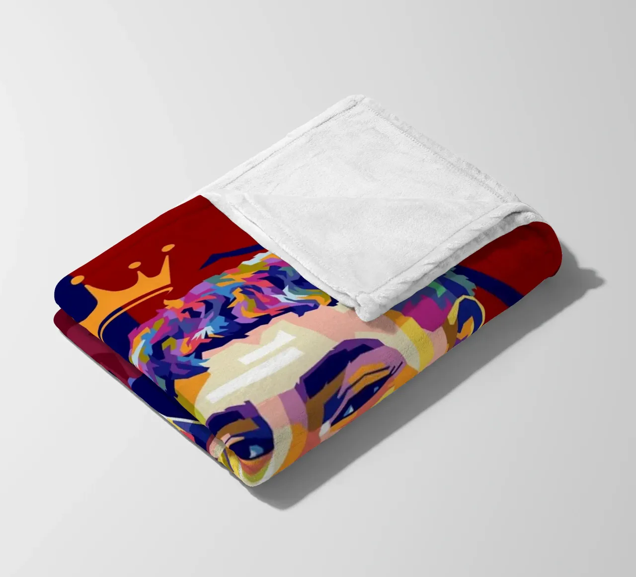 Lamine Yamal Of Barcelona fleece blanket by WPAP MALANG