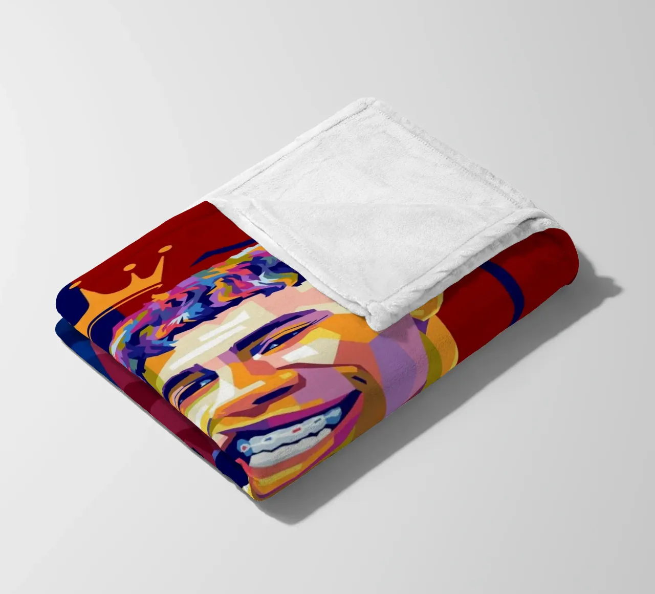 Lamine Yamal Of Barcelona fleece blanket by WPAP MALANG