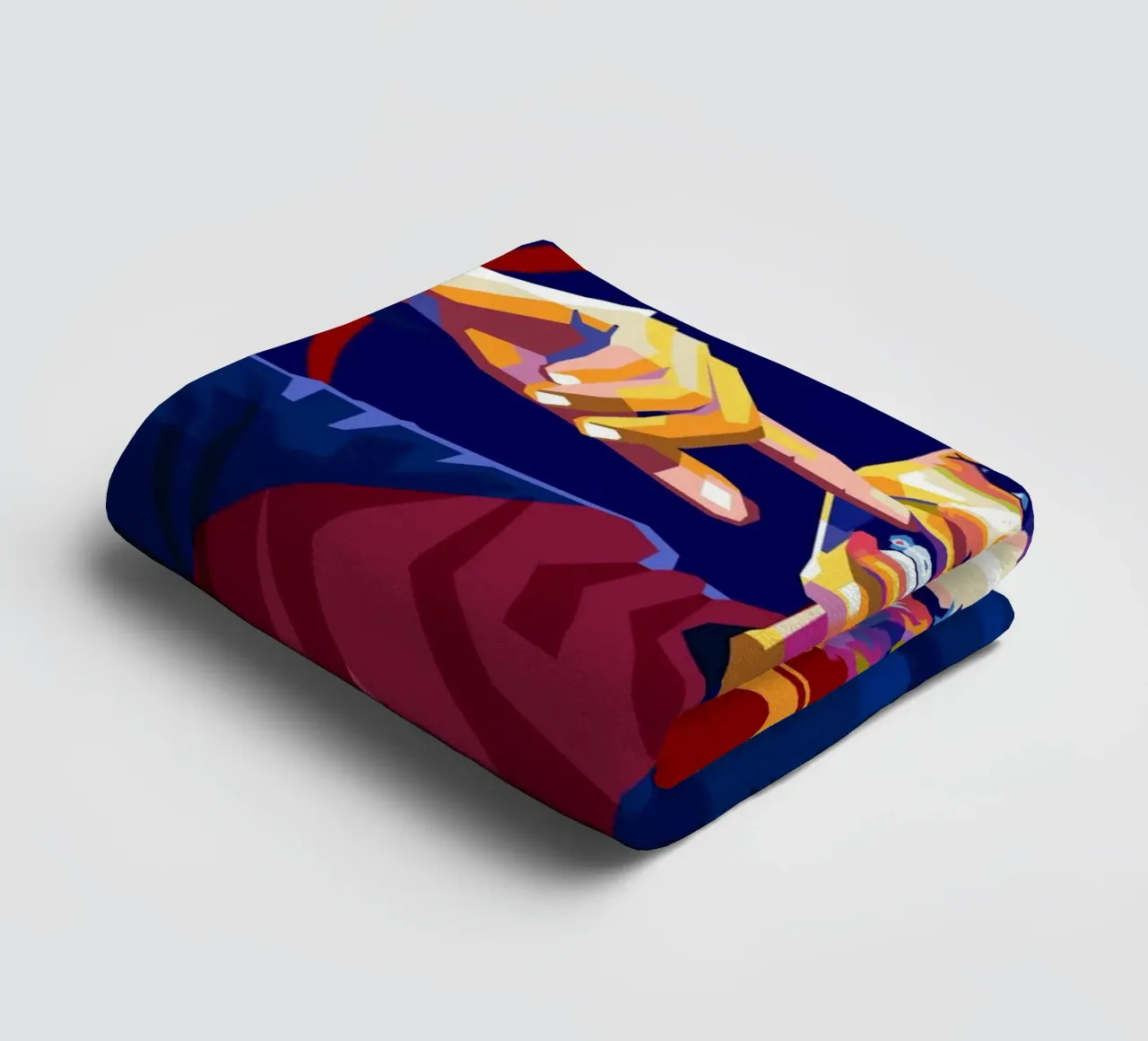 Lamine Yamal Of Barcelona towel by WPAP MALANG